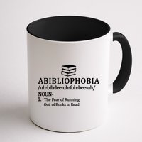 Abibliophobia The Fear Pf Running Out Books To Read Mug