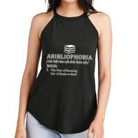 Abibliophobia The Fear Pf Running Out Books To Read Women's Perfect Tri Rocker Tank