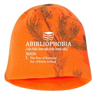 Abibliophobia The Fear Pf Running Out Books To Read Kati - Camo Knit Beanie