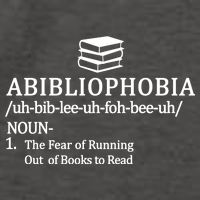 Abibliophobia The Fear Pf Running Out Books To Read Vector Backpack