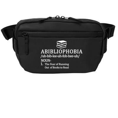 Abibliophobia The Fear Pf Running Out Books To Read Crossbody Pack