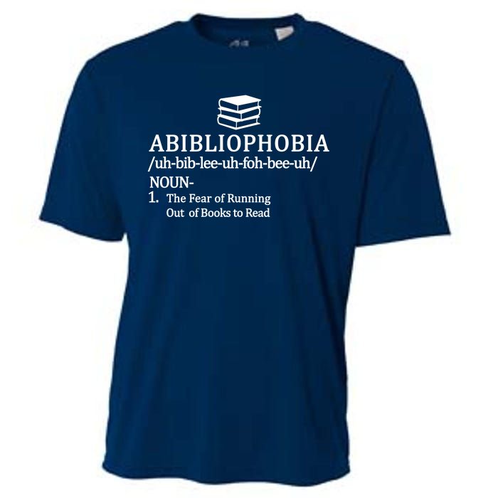 Abibliophobia The Fear Pf Running Out Books To Read Cooling Performance Crew T-Shirt