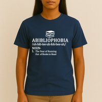 Abibliophobia The Fear Pf Running Out Books To Read T-Shirt