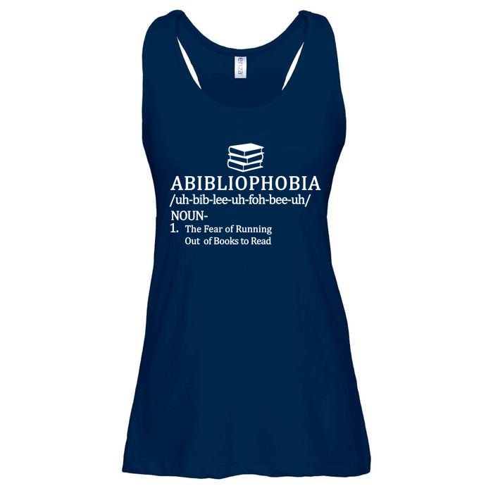 Abibliophobia The Fear Pf Running Out Books To Read Ladies Essential Flowy Tank