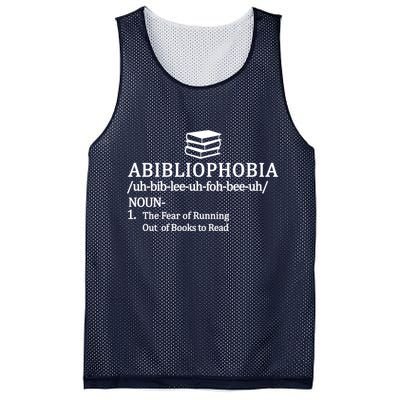 Abibliophobia The Fear Pf Running Out Books To Read Mesh Reversible Basketball Jersey Tank