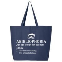 Abibliophobia The Fear Pf Running Out Books To Read 25L Jumbo Tote