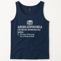 Abibliophobia The Fear Pf Running Out Books To Read Tank Top