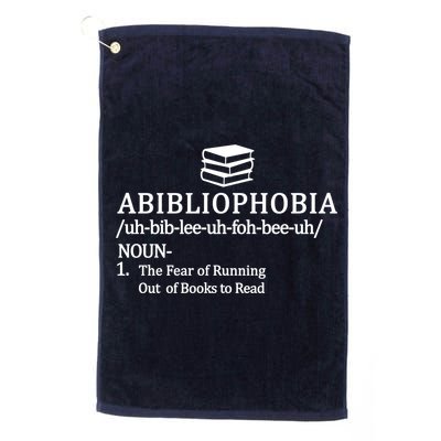 Abibliophobia The Fear Pf Running Out Books To Read Golf Towel