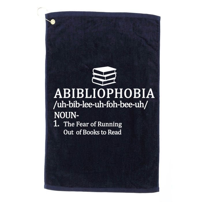 Abibliophobia The Fear Pf Running Out Books To Read Golf Towel
