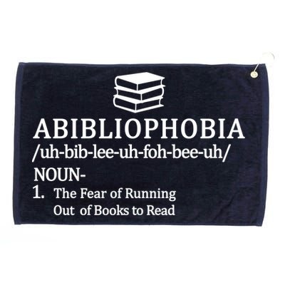 Abibliophobia The Fear Pf Running Out Books To Read Grommeted Golf Towel