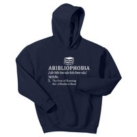 Abibliophobia The Fear Pf Running Out Books To Read Kids Hoodie