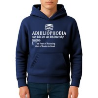 Abibliophobia The Fear Pf Running Out Books To Read Kids Hoodie