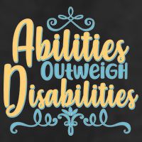 Abilities Outweigh Disabilities  Adult Drive Performance Visor