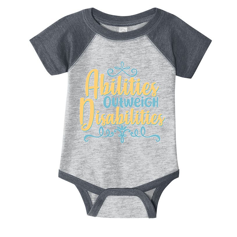 Abilities Outweigh Disabilities  Infant Baby Jersey Bodysuit