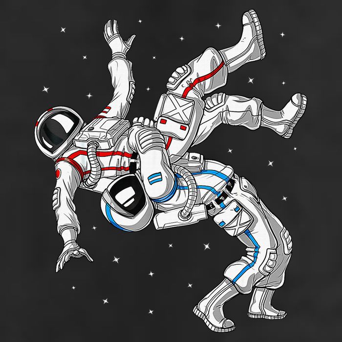 Astronaut Brazilian Jiu-Jitsu Judo Martial Arts Grappling 7 Panel Mesh Trucker Snapback Hat