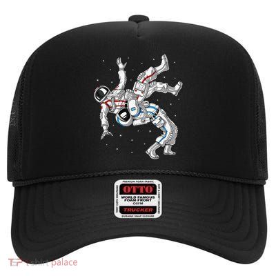 Astronaut Brazilian Jiu-Jitsu Judo Martial Arts Grappling High Crown Mesh Back Trucker Hat