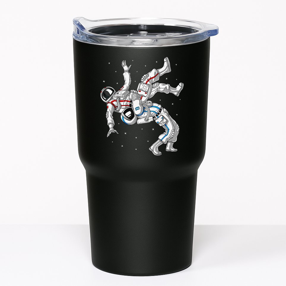 Astronaut Brazilian Jiu-Jitsu Judo Martial Arts Grappling Tumbler