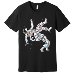 Astronaut Brazilian Jiu-Jitsu Judo Martial Arts Grappling Premium T-Shirt