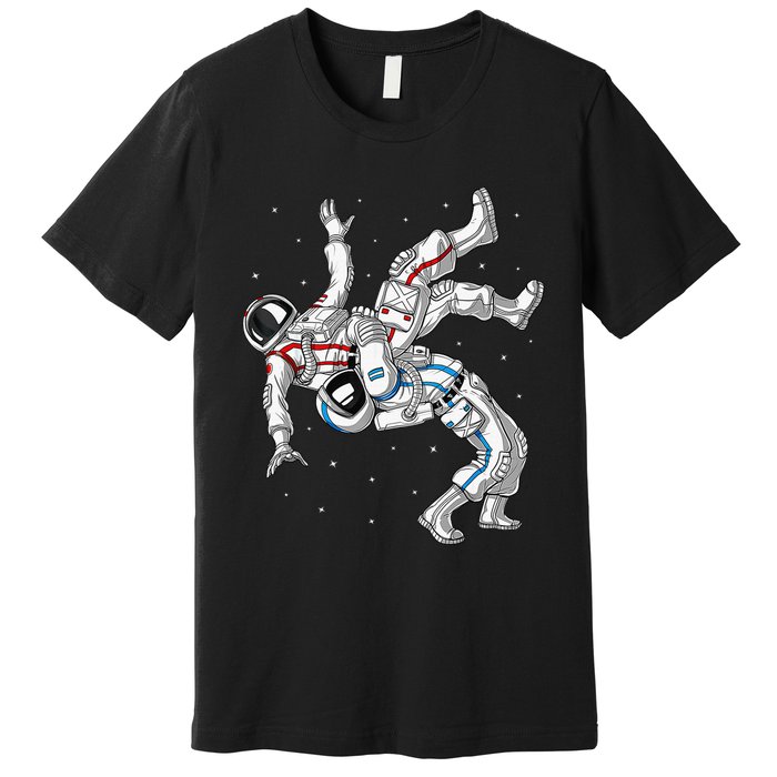 Astronaut Brazilian Jiu-Jitsu Judo Martial Arts Grappling Premium T-Shirt