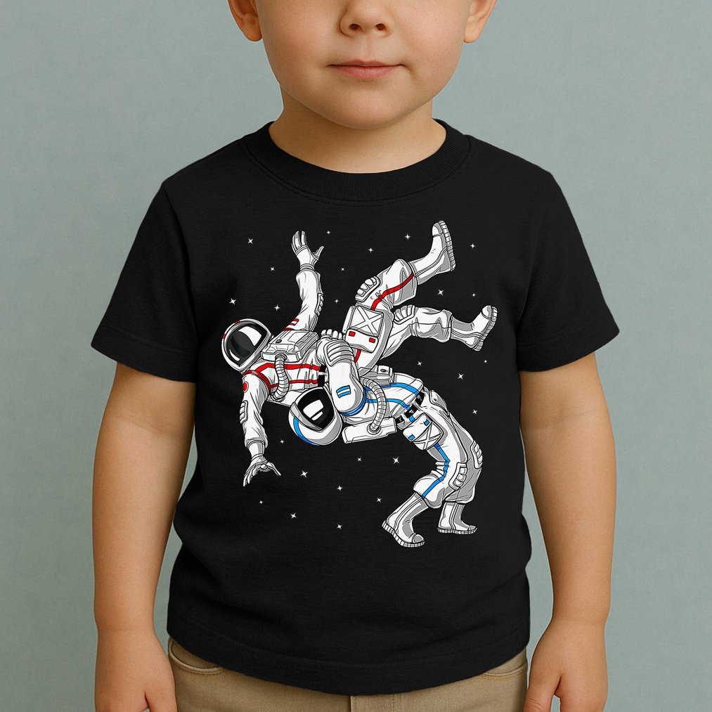 Astronaut Brazilian Jiu-Jitsu Judo Martial Arts Grappling Toddler T-Shirt