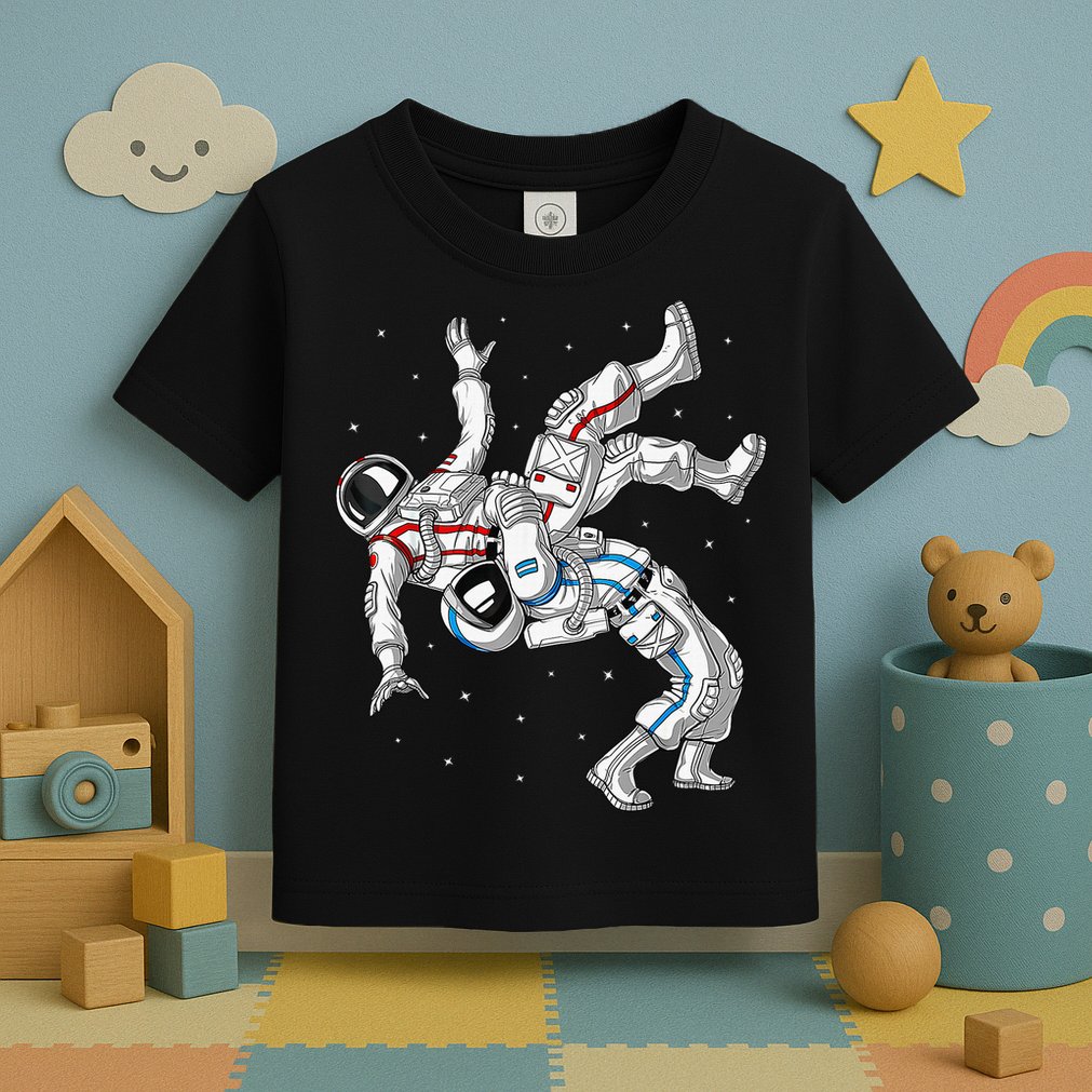 Astronaut Brazilian Jiu-Jitsu Judo Martial Arts Grappling Toddler T-Shirt