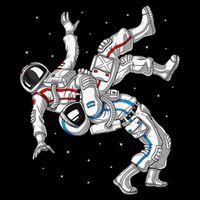 Astronaut Brazilian Jiu-Jitsu Judo Martial Arts Grappling Zip Tote Bag