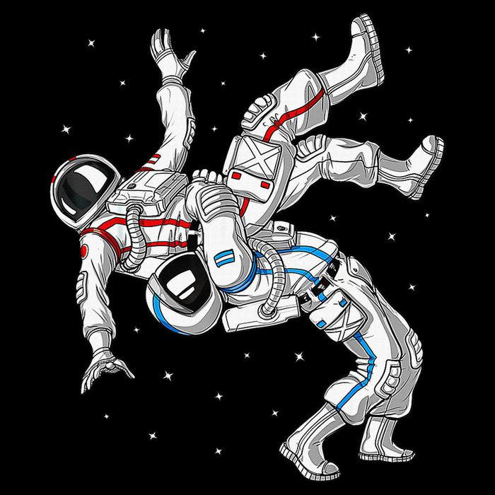 Astronaut Brazilian Jiu-Jitsu Judo Martial Arts Grappling Zip Tote Bag
