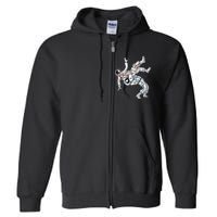 Astronaut Brazilian Jiu-Jitsu Judo Martial Arts Grappling Full Zip Hoodie