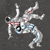 Astronaut Brazilian Jiu-Jitsu Judo Martial Arts Grappling Vector Backpack