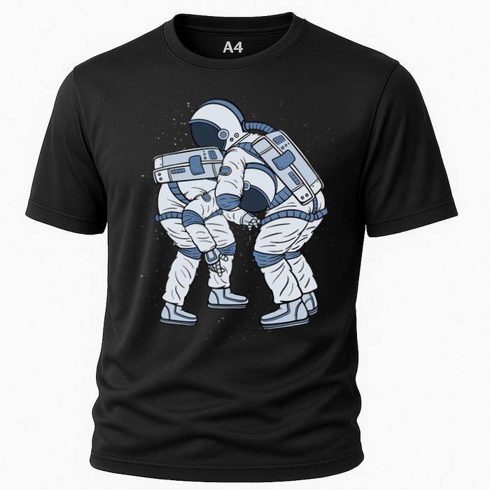 Astronaut Brazilian Jiu-Jitsu Judo Martial Arts Grappling Cooling Performance Crew T-Shirt