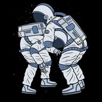 Astronaut Brazilian Jiu-Jitsu Judo Martial Arts Grappling Cooling Performance Crew T-Shirt