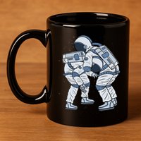 Astronaut Brazilian Jiu-Jitsu Judo Martial Arts Grappling 11oz C Handle Ceramic Mug