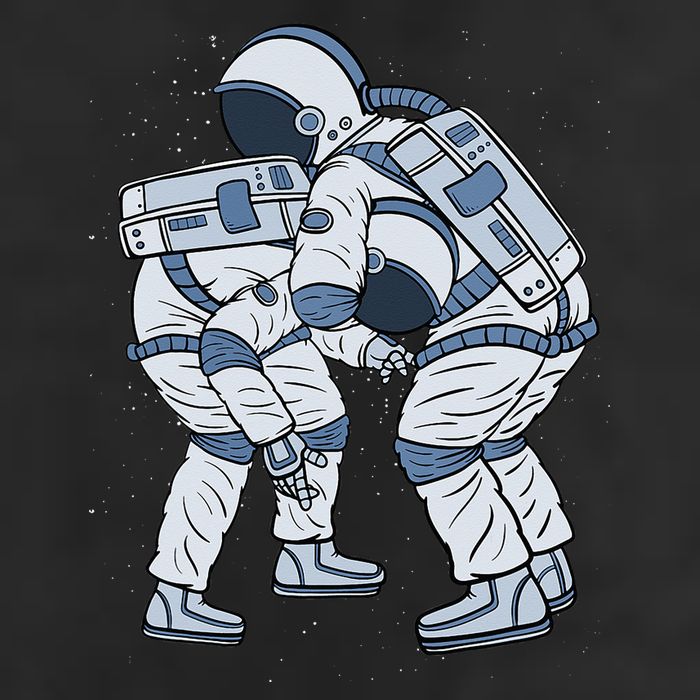 Astronaut Brazilian Jiu-Jitsu Judo Martial Arts Grappling 11oz C Handle Ceramic Mug