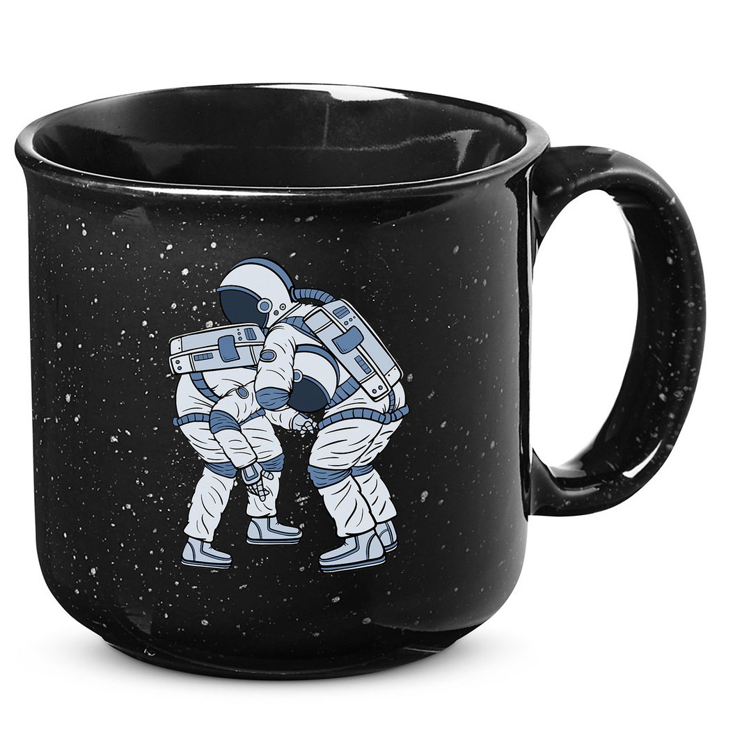 Astronaut Brazilian Jiu-Jitsu Judo Martial Arts Grappling 15oz Campfire Ceramic Mug