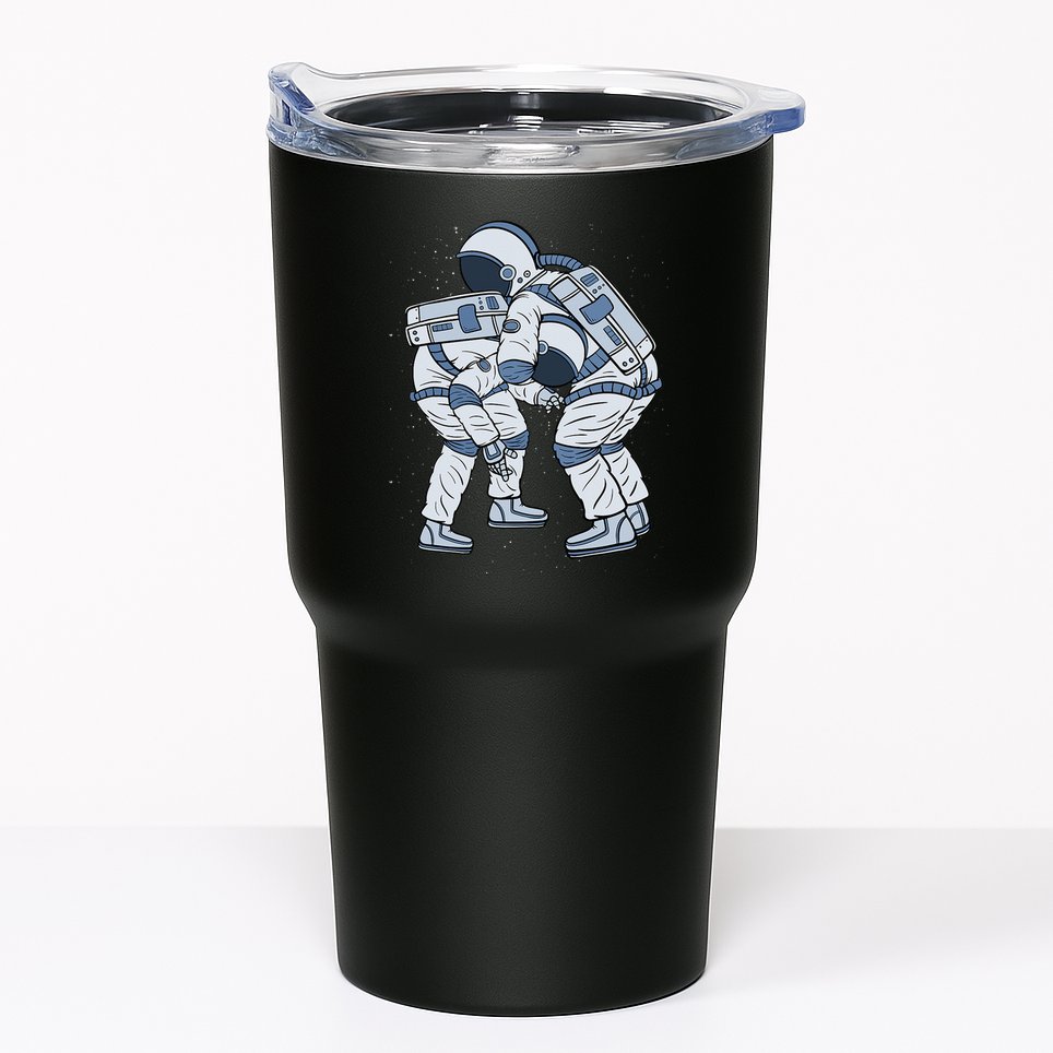 Astronaut Brazilian Jiu-Jitsu Judo Martial Arts Grappling Tumbler
