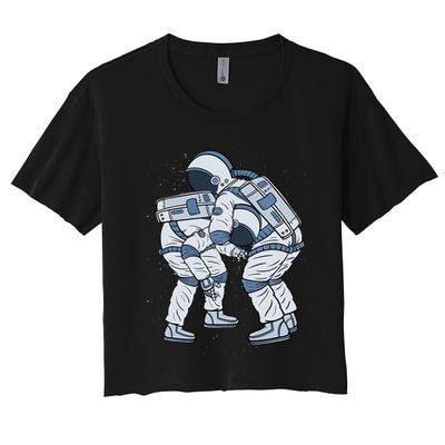 Astronaut Brazilian Jiu-Jitsu Judo Martial Arts Grappling Crop Top
