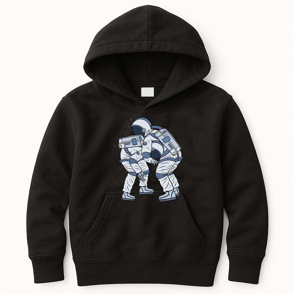 Astronaut Brazilian Jiu-Jitsu Judo Martial Arts Grappling Kids Hoodie