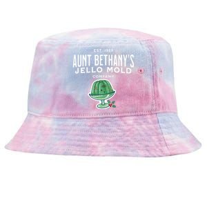 Aunt Bethanys Jello Mold Est 1989 Christmas Holiday Season Tie-Dyed Bucket Hat