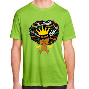 Afro Black Juneteenth Celebrate Black History Month Gift Adult ChromaSoft Performance T-Shirt