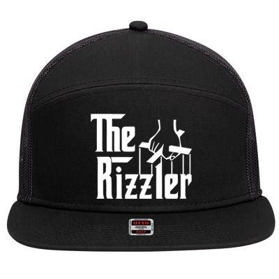 Aj Big Justice The Rizzler Godfather 7 Panel Mesh Trucker Snapback Hat