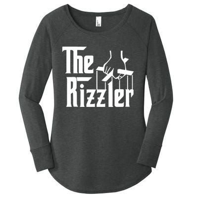 Aj Big Justice The Rizzler Godfather Women's Perfect Tri Tunic Long Sleeve Shirt