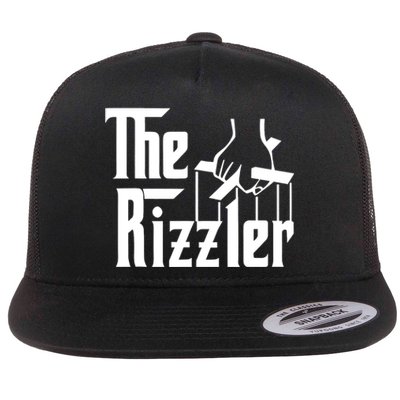 Aj Big Justice The Rizzler Godfather Flat Bill Trucker Hat