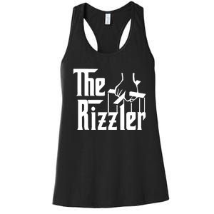 Aj Big Justice The Rizzler Godfather Women's Racerback Tank