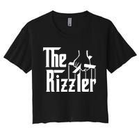 Aj Big Justice The Rizzler Godfather Women's Crop Top Tee