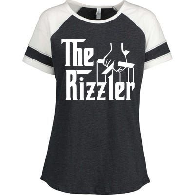 Aj Big Justice The Rizzler Godfather Enza Ladies Jersey Colorblock Tee