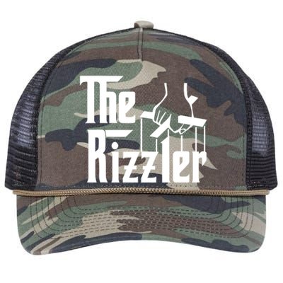 Aj Big Justice The Rizzler Godfather Retro Rope Trucker Hat Cap