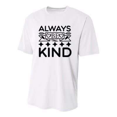 Always Be Kind Youth Performance Sprint T-Shirt