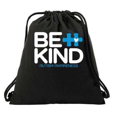 Autism Be Kind Women Men Kids Be Kind Autism Awareness Drawstring Bag