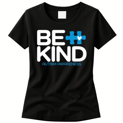 Autism Be Kind Women Men Kids Be Kind Autism Awareness Womens T-Shirt