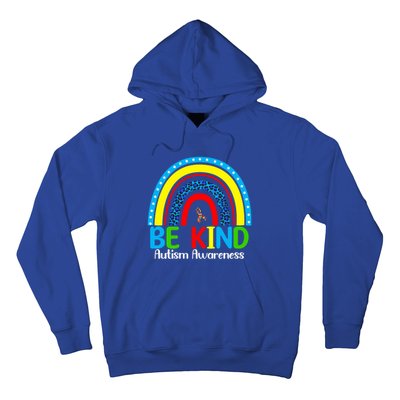 Autism Be Kind Rainbow Kindness Autism Awareness Month Gift Hoodie